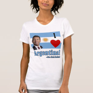 Markera Sanford som jag älskar Argentina T-shirt