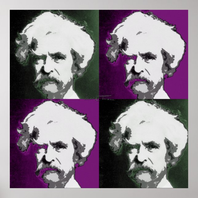 Markera Twain-popup-utskrift Poster (Framsidan)
