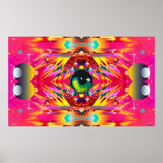 Markerad Cyber Agent Poster (Framsidan)