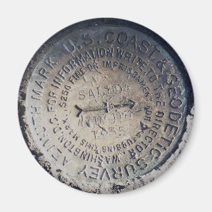 Markerar azimutgranskningen 1935 magnet