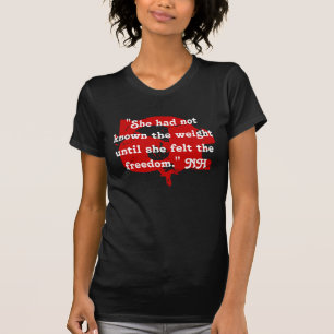 MARKERAR RÖDA Nathaniel en Hawthorne fläktar T-shirt