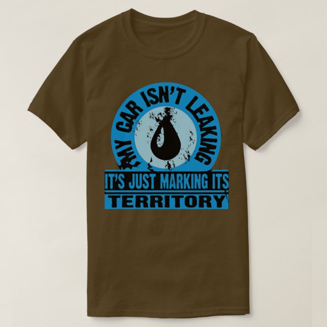 markerar sitt territorium t shirt (Design framsida)