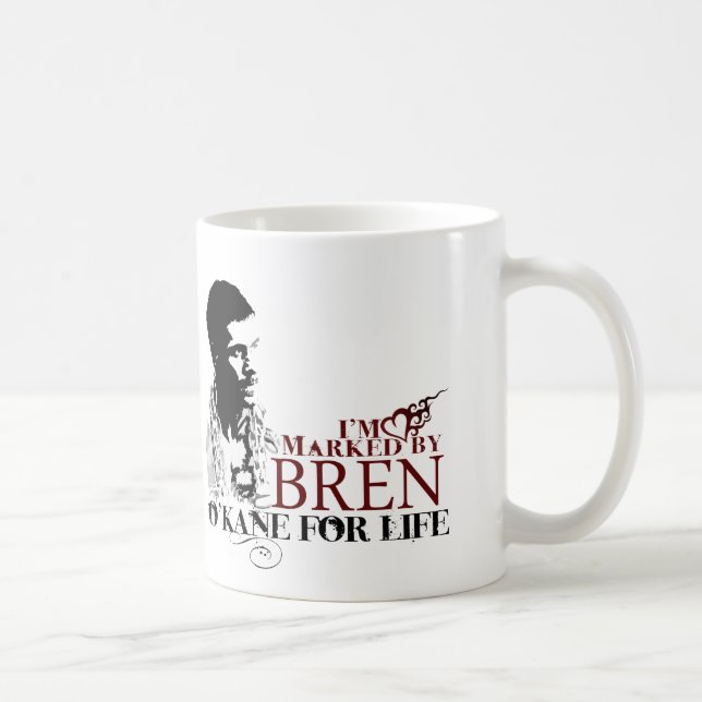 Markerat av den Bren muggen Kaffemugg (Höger)