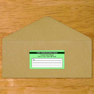 Markerat Brand Namn vid Ljust grönt leverans Fraktsedel