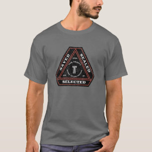 Markerat, sparat, förseglat t shirt
