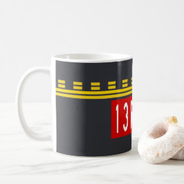 Markering för hållpunkt 13R-31L Kaffemugg
