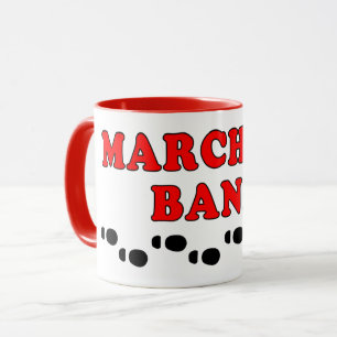 Markeringsband, fotavtryck mugg