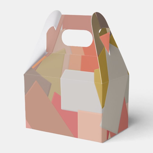 Markeringsruta för korallblock presentaskar (Framsidan Sidan)