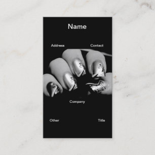 Märkes- Fingernails Visitkort