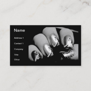 Märkes- Fingernails Visitkort