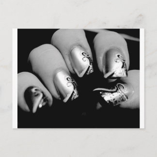 Märkes- Fingernails Vykort