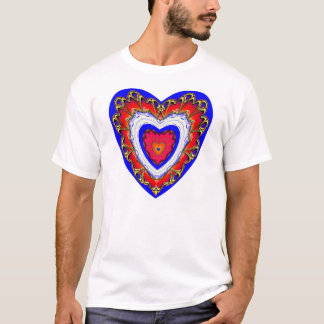 Märkes- hjärta 03 t-shirt