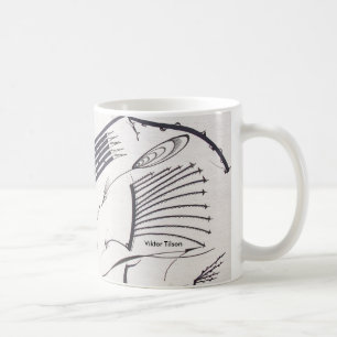 Märkes- mugg "för Bauhaus en" av Viktor Tilson