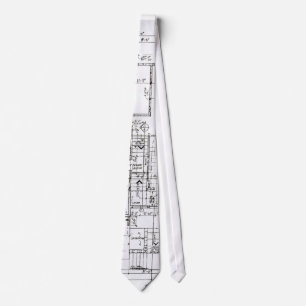 Märkes- Tie för arkitekt Slips
