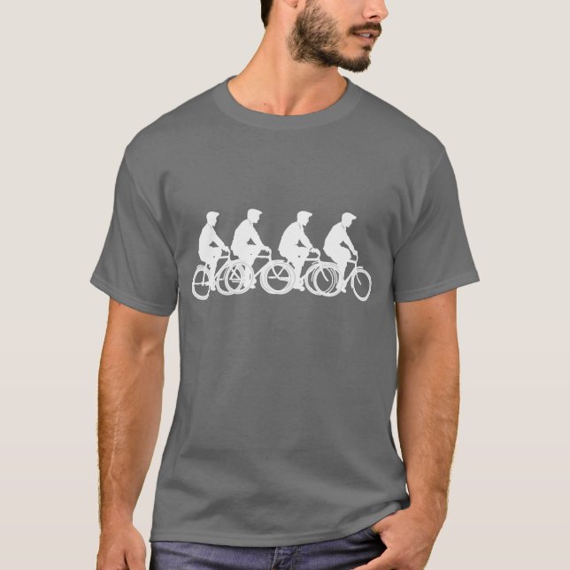 Märkes- vintagecykelmanar tee shirt (Framsida)