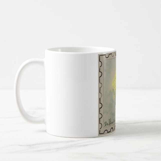 märkesblomma kaffemugg (Vänster)