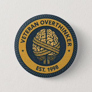 Märkesknappen "ÖVERTÄNKANDE" Merit Badge Knapp