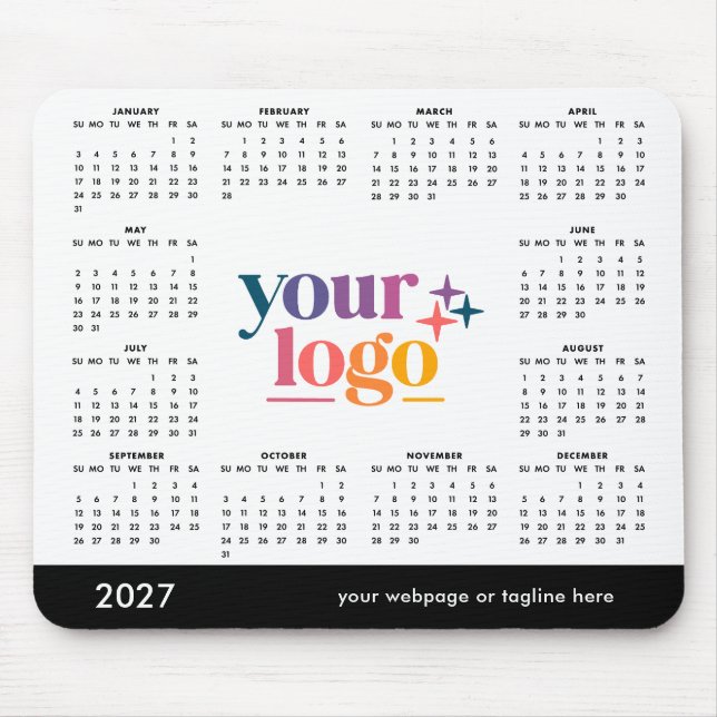 Märkesvaror Business 2027 Heldags Musmatt Kalender Musmatta (Framsidan)