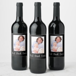 Märket Best Pappa någonsin Vin Vinflaska Etikett