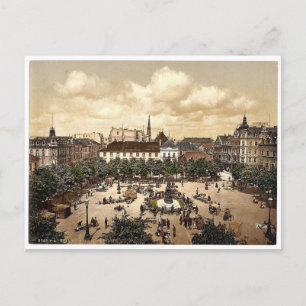 Market, Bremerhafen, Hanover (dvs. Hannover), Germ Vykort