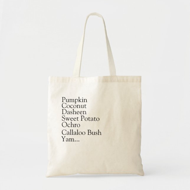 Market List Bag Tygkasse (Framsidan)