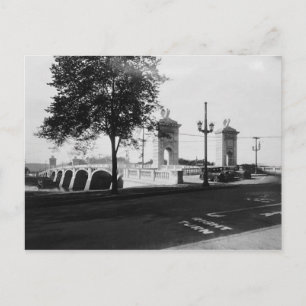 Market St. Bridge Wilkes-Barre Pa. Vykort