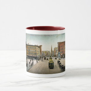 Market St., Newark NJ 1909 Vintage Mugg