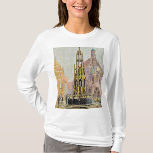 Market Ställe, Nürnberg, 1928 by Grant Wood T Shirt