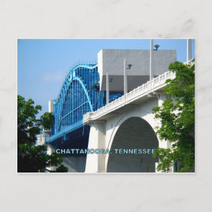 MARKET STREET BRIDGE - Chattanooga, TN Vykort