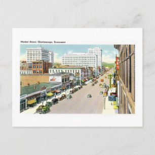 Market Street, Chattanooga, Tennessee (2) Vykort