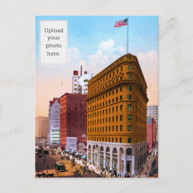 Market Street Väster från Montgomery, San Francisc Vykort (Framsida)