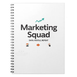Marketing Squad – Data. Hustle. Repeat. Anteckningsbok