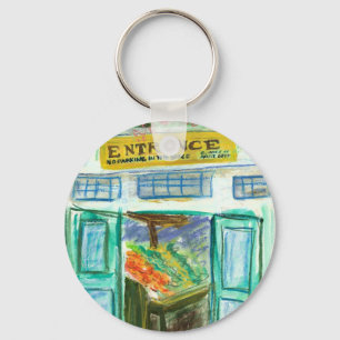 Marketplace Entrance Keychain (Pike Ställe Seattle Nyckelring