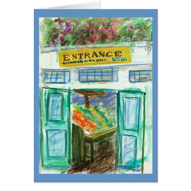 Marketplace-ingångskort Hälsningskort (Framsidan)