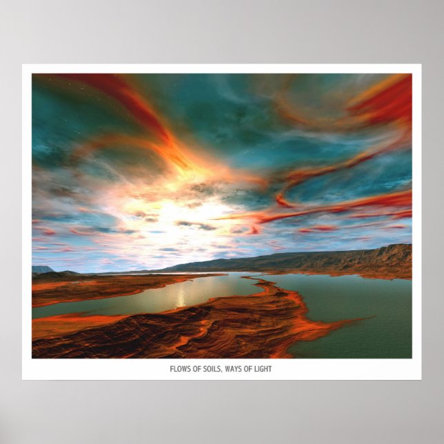 Markflöde, ljusavföring poster (Framsidan)