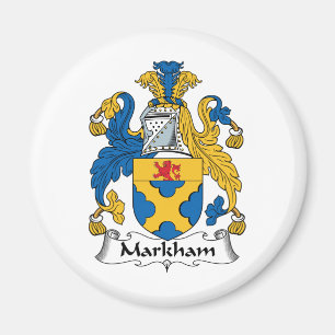 Markham familjvapensköld magnet