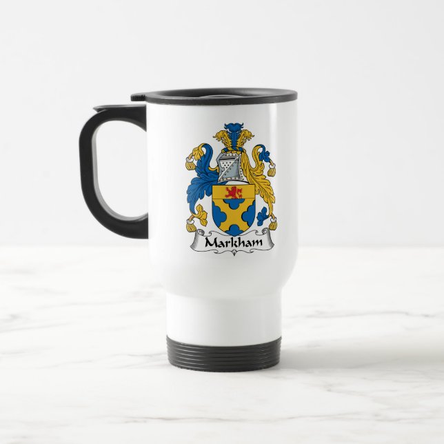 Markham familjvapensköld resemugg (Vänster)