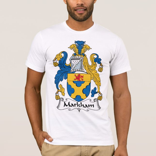 Markham familjvapensköld t-shirt (Framsida)