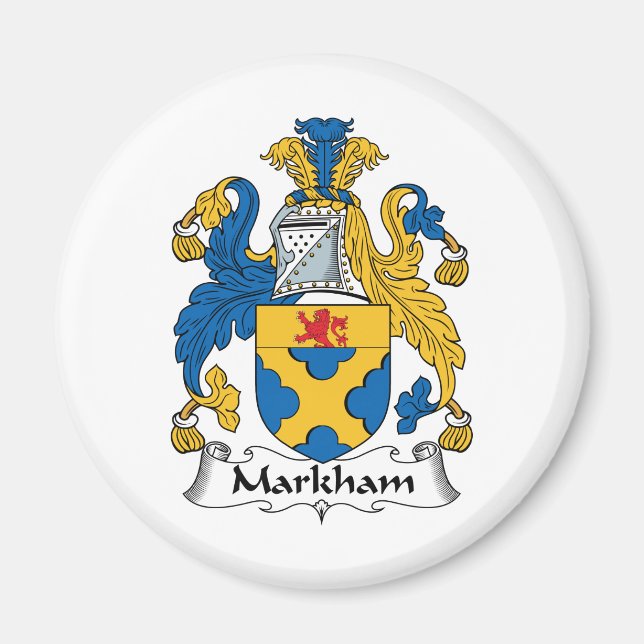 Markham Family Crest Magnet (Framsidan)