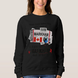 Markham Girl Markham Boarding Pass Markham T Shirt