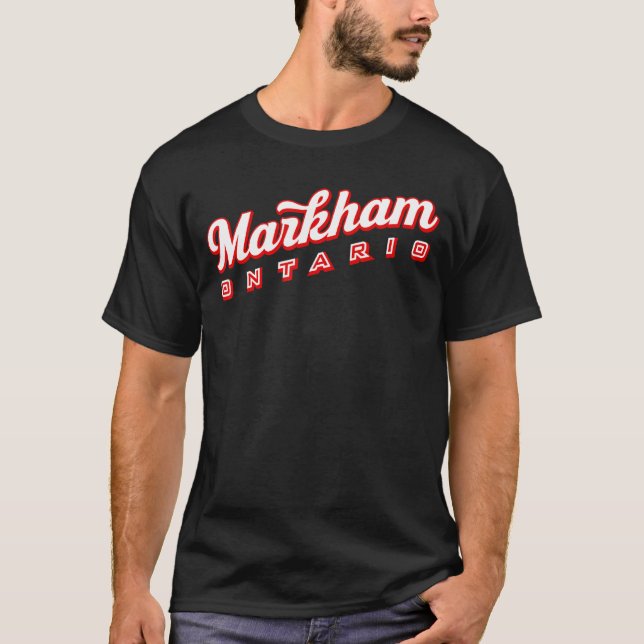 Markham Ontario T Shirt (Framsida)