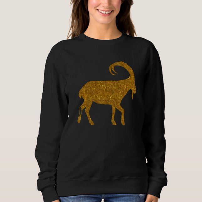 Markhor for Women Girl Goat Kid Ibex T Shirt (Framsida)
