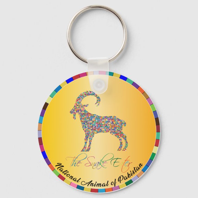 MARKHOR SNAKE EATER NYCKELRING (Framsida)