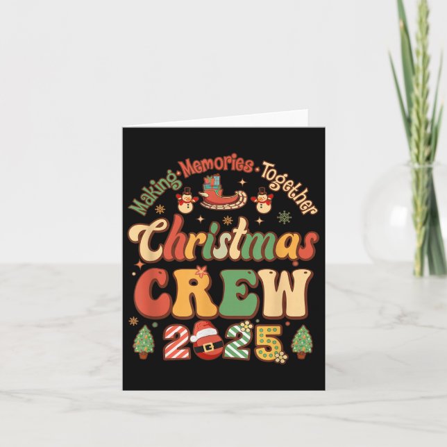 Marking Together Matching Family Christmas Crew 20 Kort (Framsida)
