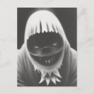 märkligt bisarre monster Halloween-vykort Vykort