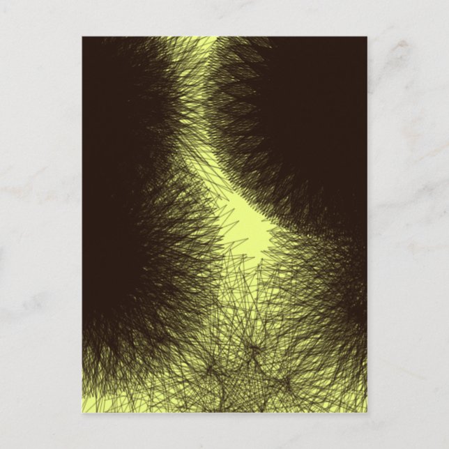 märkligt mysterium 576 abstrakt konst vykort (Framsida)