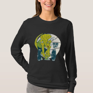 Marklyftande dinosaurie - Triceratops tyngdlyftnin T Shirt