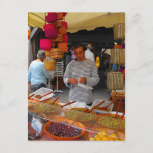 Marknaden för Fransk av olivsäljare Vykort