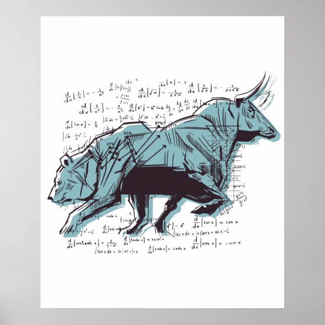 Marknaden för investerarburar och bullar poster (Framsidan)