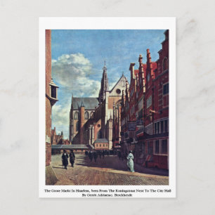 Marknaden i Haarlem Vykort